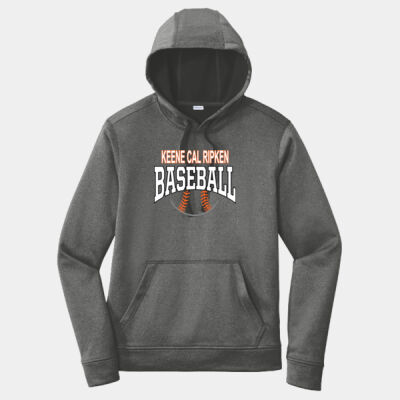 Adult PosiCharge ® Sport Wick ® Heather Fleece Hooded Pullover Thumbnail