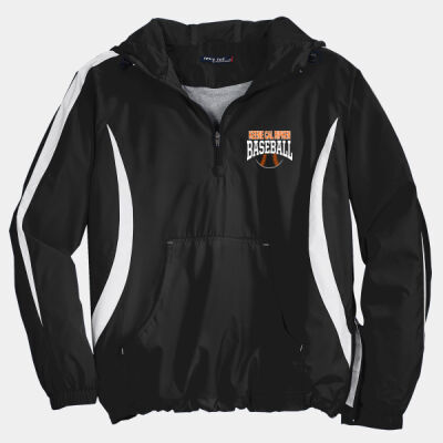 Colorblock Raglan Anorak embroidered with logo on left chest Thumbnail